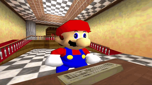 Mario Smg 4 GIF - Mario Smg 4 Stop Existing GIFs