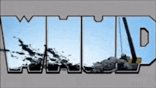 a picture of a crane with the word wind written on it