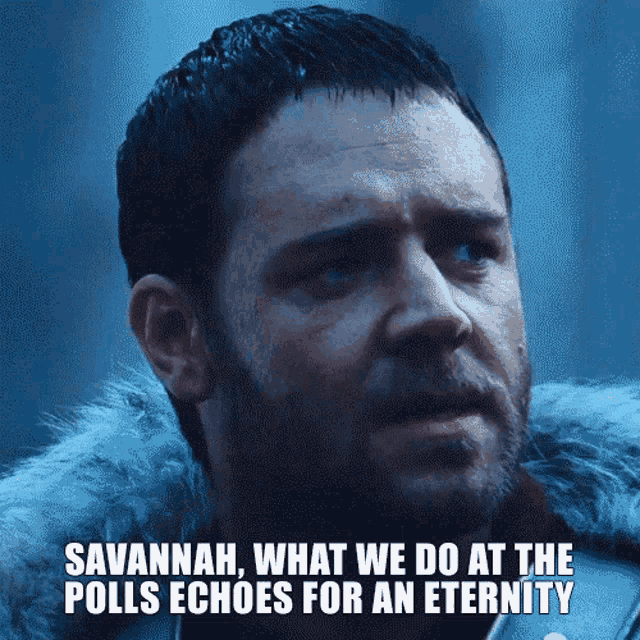 Gladiator What We Do A The Polls GIF - Gladiator What We Do A The Polls Echoes For An Eternity GIFs