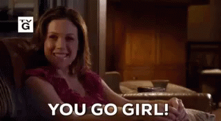 Erin Krakow You Go Girl GIF - Erin Krakow You Go Girl Chance At Romance GIFs