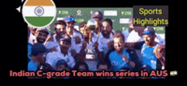 indian c-grade team wins series in aus