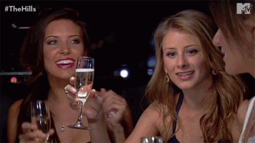 Cheers Lets Drink To That GIF - Cheers Lets Drink To That Girls Time GIFs