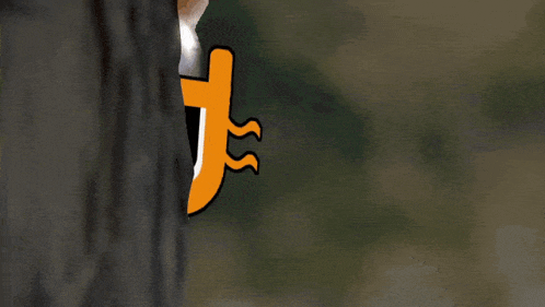 a close up of a person 's face with a cartoon drawing of a cat with the letter b on it