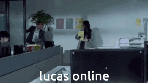 lucas online is written on a computer screen