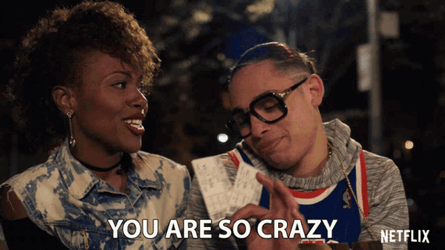 You Are So Crazy Funny GIF - You Are So Crazy Funny Wild GIFs