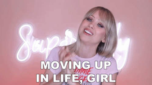 Moving Up In Life Girl Superholly GIF - Moving Up In Life Girl Superholly Doing Better GIFs