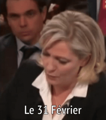 Le Pen GIF - Le Pen Date GIFs