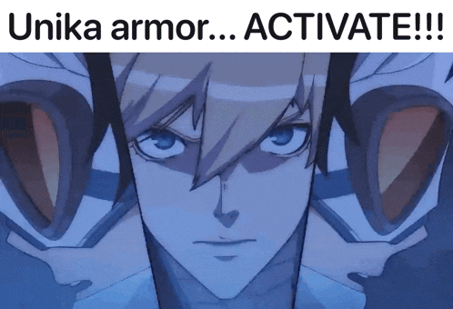 a picture of a man with the words " activate " on the top