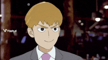 a cartoon drawing of a man in a suit and tie with the words viggle.ai visible in the corner