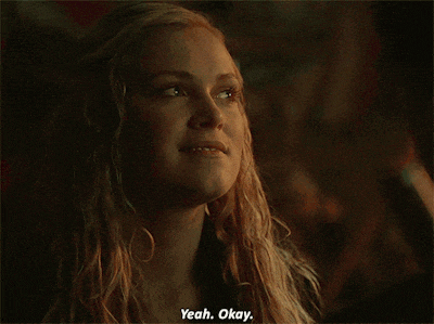 The 100 Clarke Griffin GIF - The 100 Clarke Griffin Yeah Okay GIFs