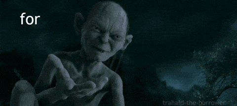 a picture of a goblin with the words " for meeee " above him