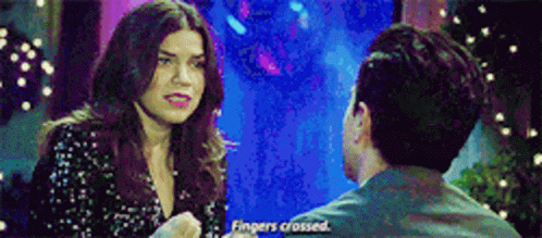 Superstore Amy Sosa GIF - Superstore Amy Sosa Fingers Crossed GIFs