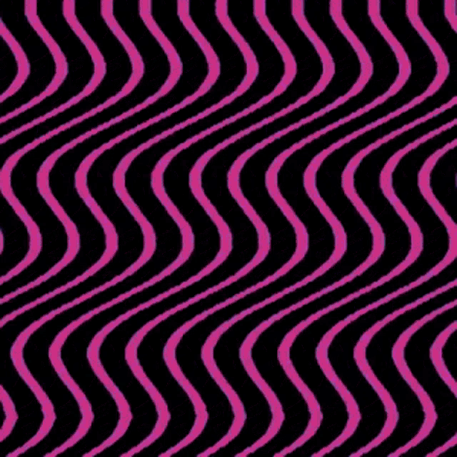 a seamless pattern of purple and black waves on a black background .