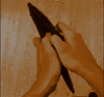 a painting of bats flying around a mouse 's head