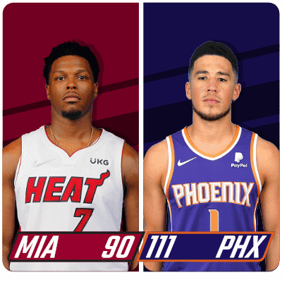 Miami Heat (90) Vs. Phoenix Suns (111) Post Game GIF - Nba Basketball Nba 2021 GIFs