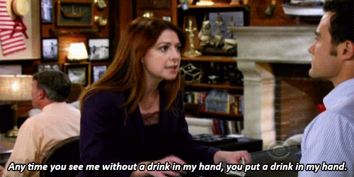 4. You Get To Be As Selfish As You Want. GIF - Put A Drink In My Hand Drink Im The Boss GIFs