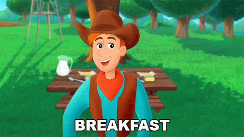 Breakfast Curious George Go West Go Wild GIF - Breakfast Curious George Go West Go Wild Time To Eat GIFs