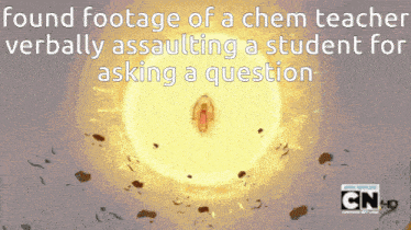a cartoon of a teacher verbally assaulting a student for asking a question ..