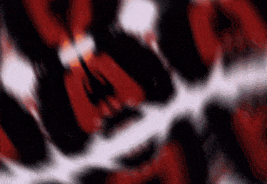 a blurry image of a red and black background with white lines
