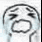 a black and white drawing of a person 's face with tears running down their face .