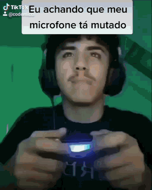 Microphone Is Muted Gaming GIF - Microphone Is Muted Gaming Tik Tok GIFs