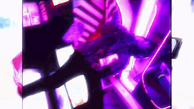 a purple background with a sign that says ' i love you ' on it