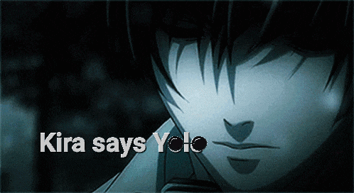 a picture of a person with the words kira says yclo below it