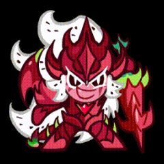 a cartoon drawing of a devil with a heart on his chest .