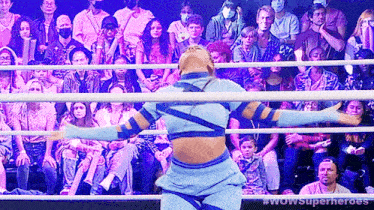 Cheer For Me Robbie Rocket GIF - Cheer For Me Robbie Rocket Wow Women Of Wrestling GIFs