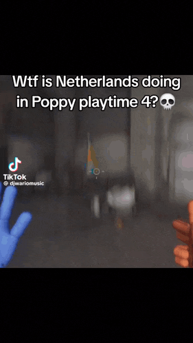 a video that says wtf is netherlands doing in poppy playtime 4 .