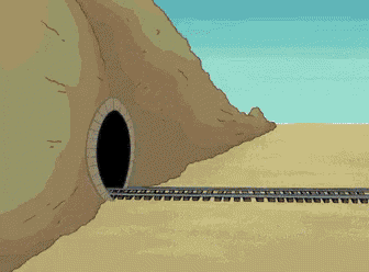Tunnel Train GIF