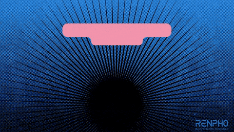 a blue background with a pink t in the middle