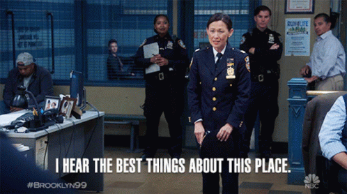 I Hear The Best Things About This Place Brooklyn Nine Nine GIF - I Hear The Best Things About This Place Brooklyn Nine Nine Best Things GIFs