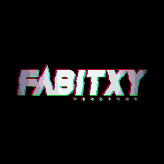 a black background with the word fabitxy written in white
