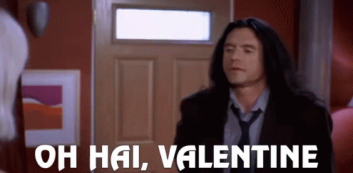 Tommy Wiseau Happy Valentines Day GIF - Tommy Wiseau Happy Valentines Day I Got These For You GIFs