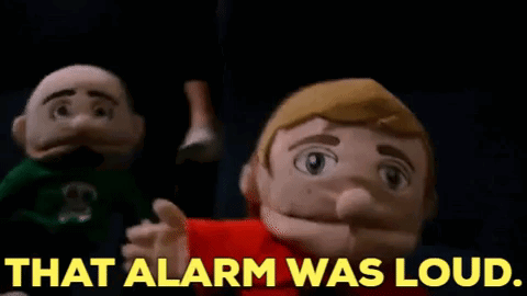 Sml Pooby GIF - Sml Pooby That Alarm Was Loud GIFs