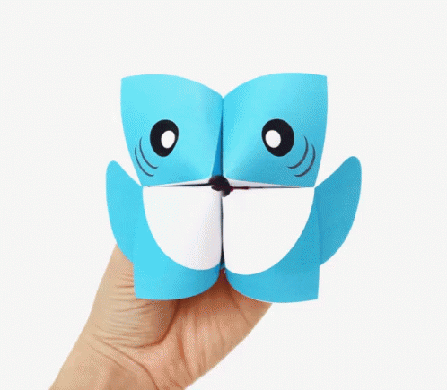 상어 종이접기 장난감 GIF - Shark Origami Toy GIFs