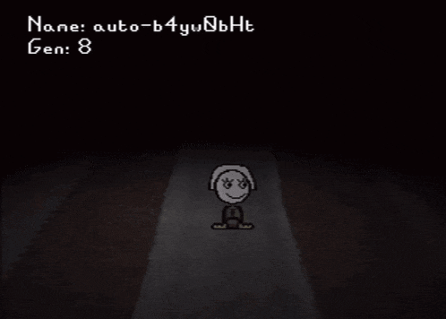 a cartoon character with the name auto-b4yuobht
