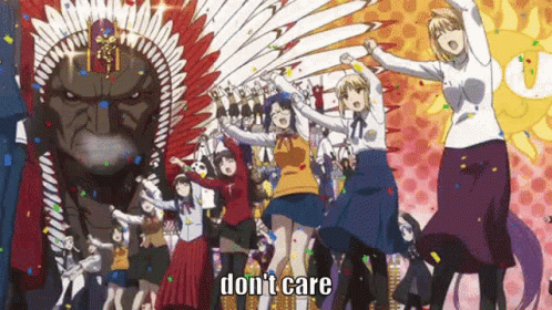 Fate Dont Care GIF - Fate Dont Care Saber GIFs