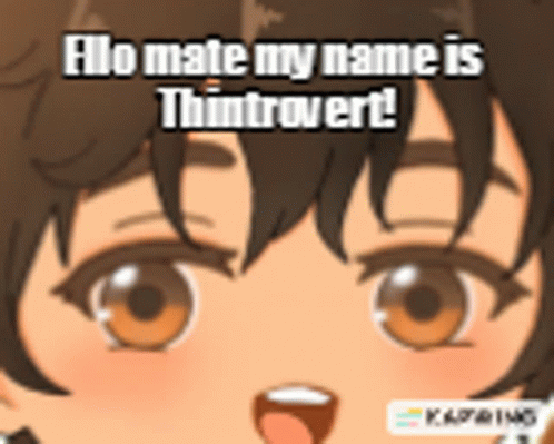 Thintrovert Thinster GIF - Thintrovert Thin Thinster GIFs