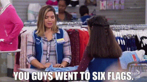 Superstore Amy Sosa GIF - Superstore Amy Sosa You Guys Went To Six Flags GIFs