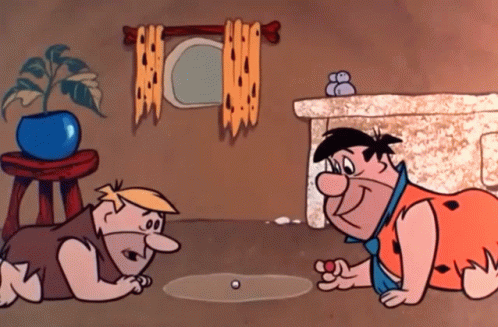 Fred Flintstone Barney Rubble GIF - Fred Flintstone Barney Rubble Marbles GIFs