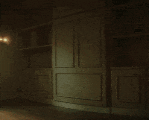 a blurry picture of a person in a room
