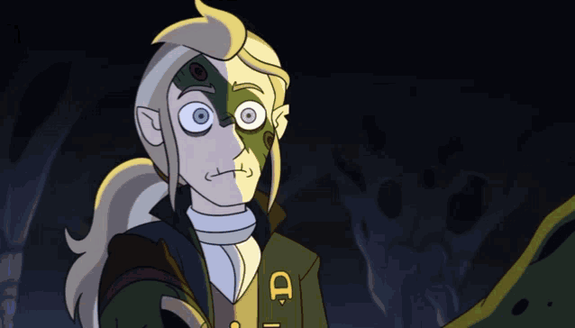 a cartoon character with the letter a on his sleeve