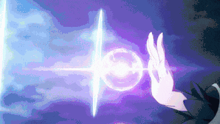 a person is holding a purple object in their hands