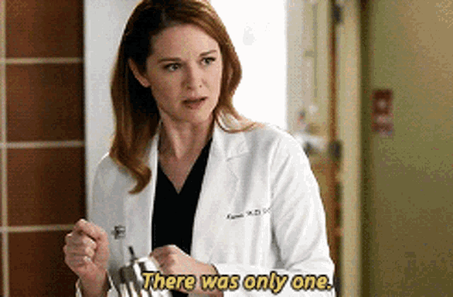 Greys Anatomy April Kepner GIF - Greys Anatomy April Kepner There Was Only One GIFs