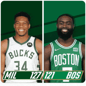 Milwaukee Bucks (127) Vs. Boston Celtics (121) Post Game GIF - Nba Basketball Nba 2021 GIFs
