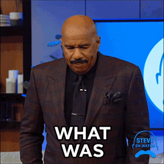 What Was Your Question Steve Harvey GIF