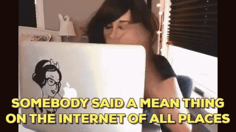 Somebody Said A Mean Thing Internet GIF - Somebody Said A Mean Thing Internet Shocked GIFs