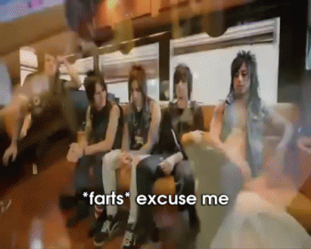 Oh Ronnie.  GIF - Fall In Inreverse Fart Ronnie GIFs